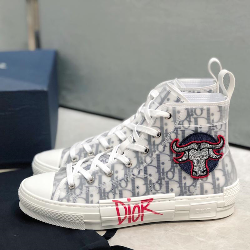 Dior B23 High Top Oblique Foxton Print