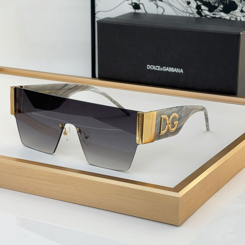DOLCE & GABBAN DG rimless Sunglasses Top quality