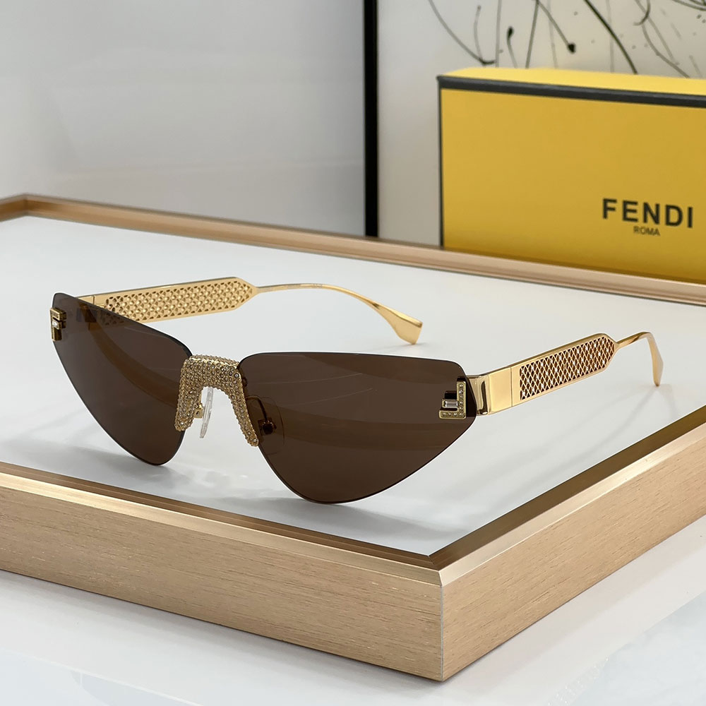 Fendi Frameless Design Sunglasses Top quality