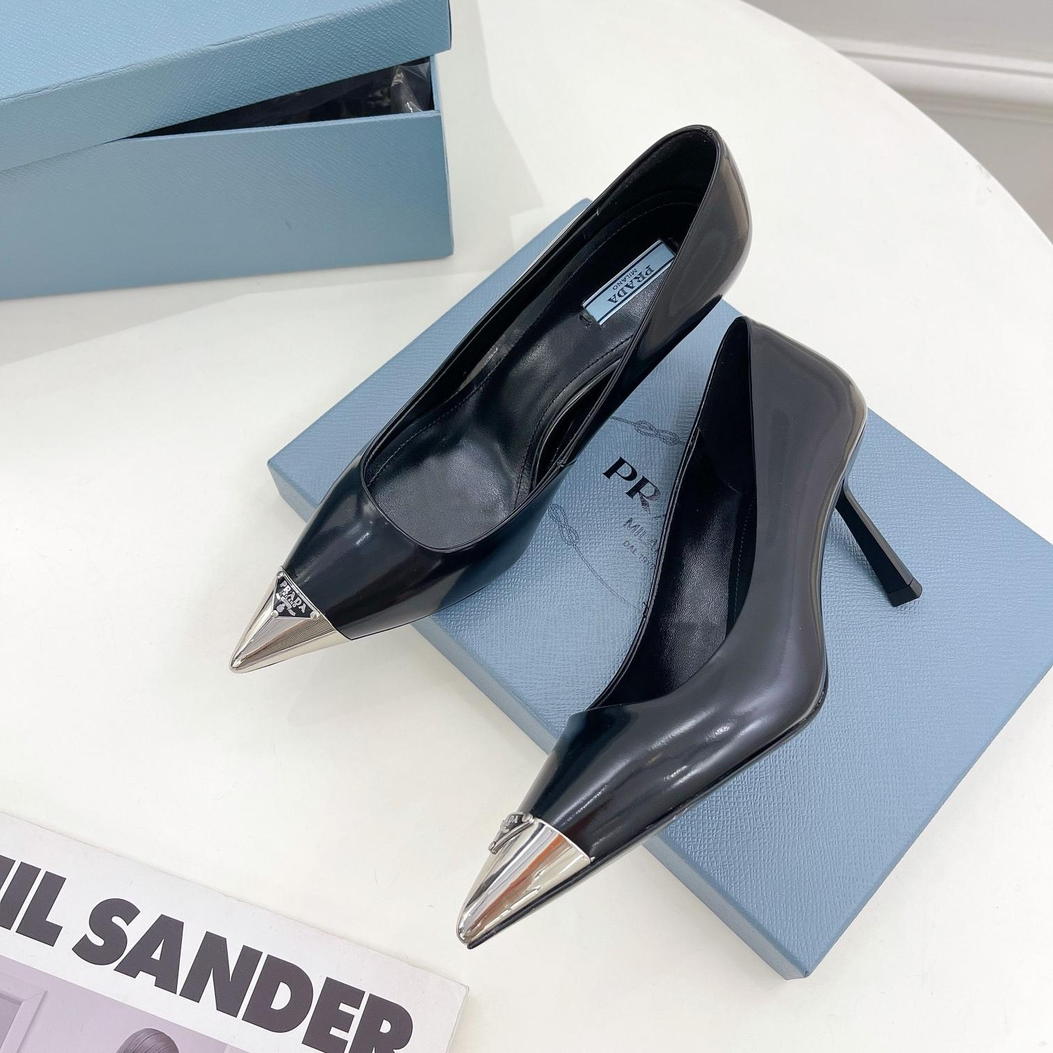 Prada 6.5CM All-in-One Pointy Heels