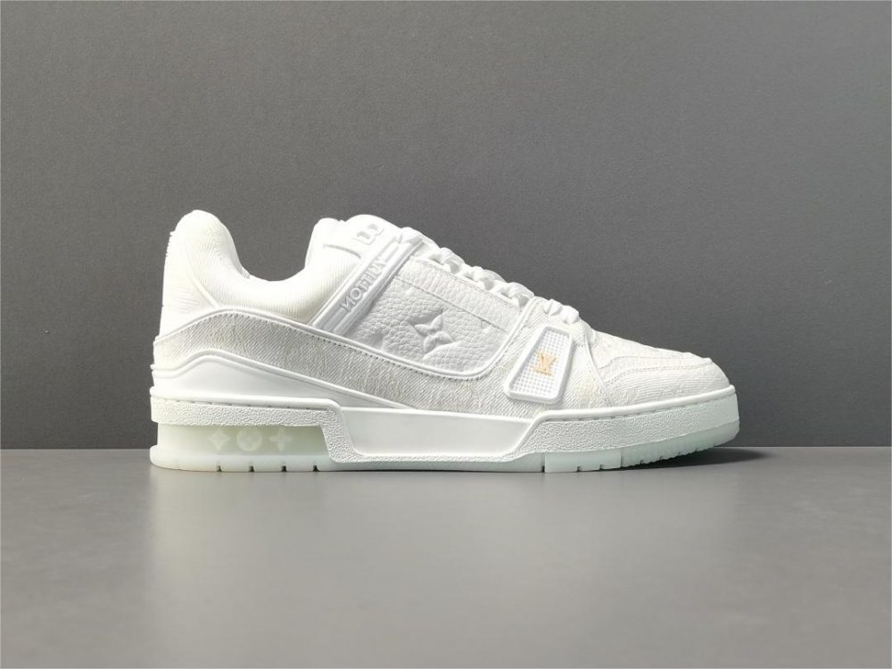 LV Trainer Sneaker White