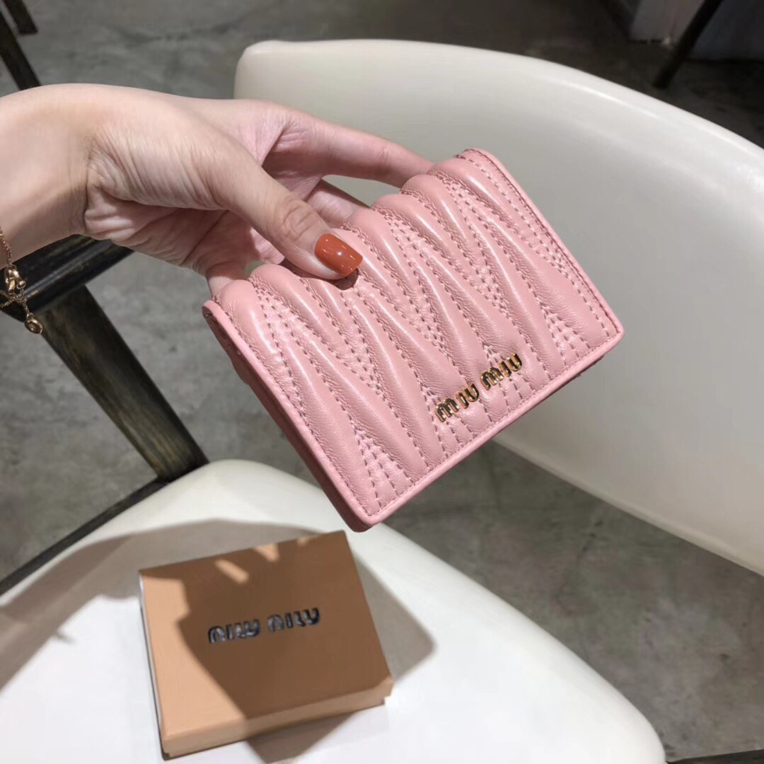 MIU MIU Matelassé   Wallet