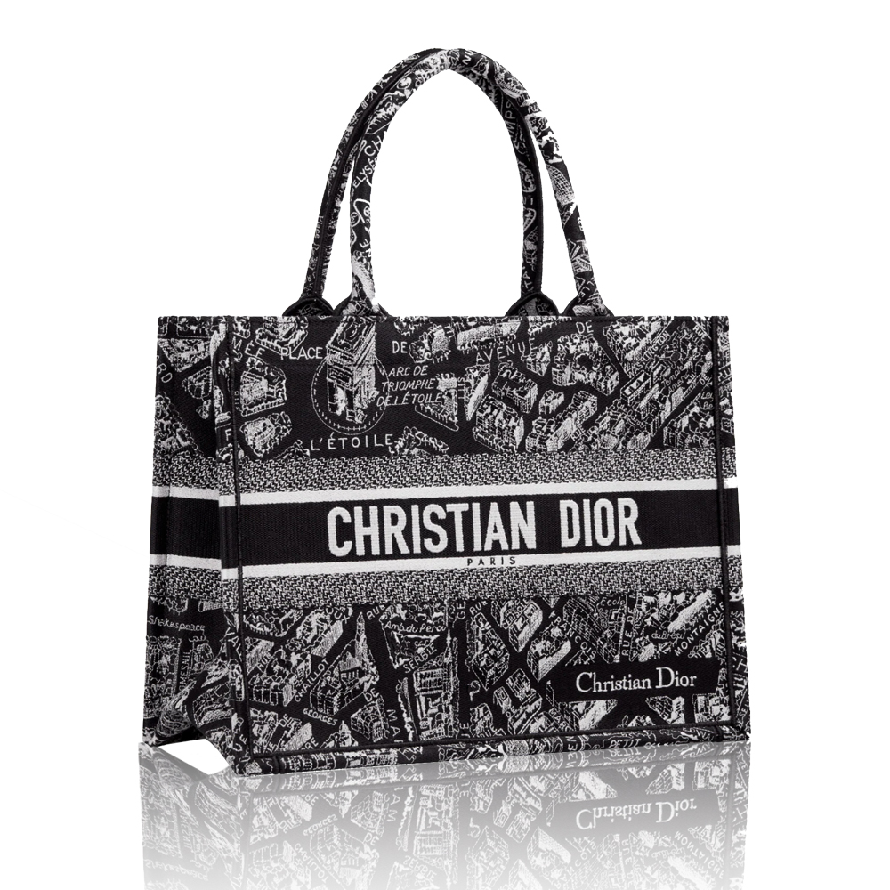 DIOR Book Tote Paris Map Bags