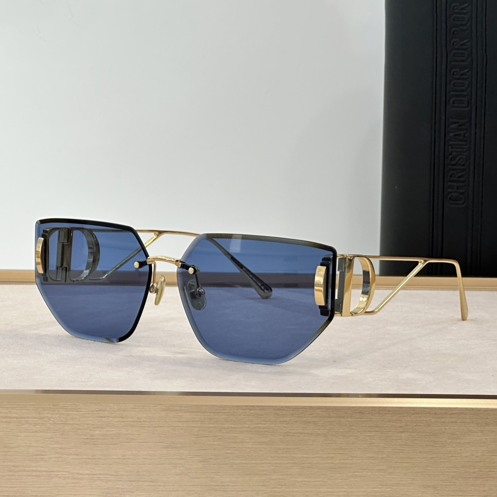 Dior Hollow Design Frame Sunglasses Top Quality