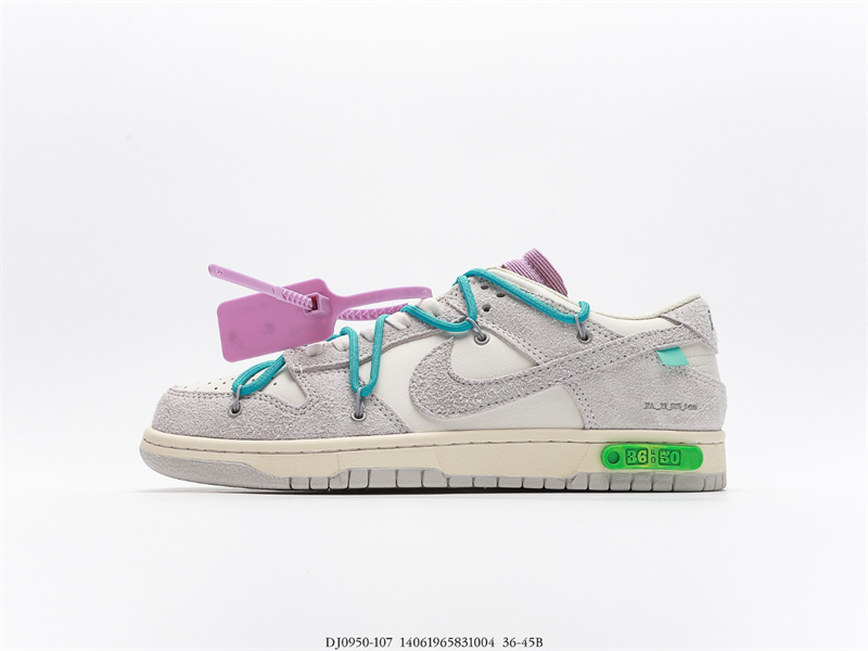 OFF WHITE X Nike Dunk SB Low The 50 NO.36 DJ0950-107