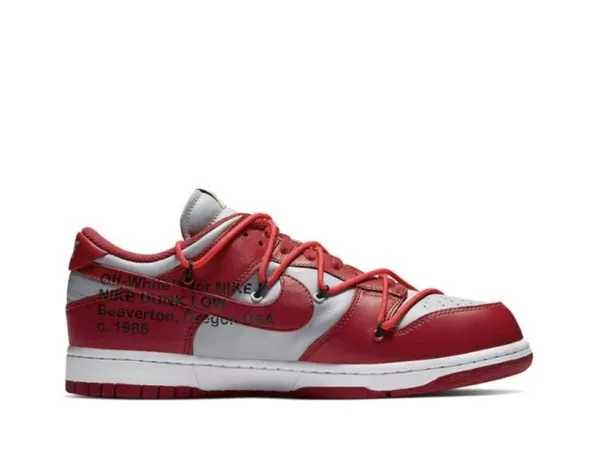 Off-White x Dunk Low LTHR OW Red