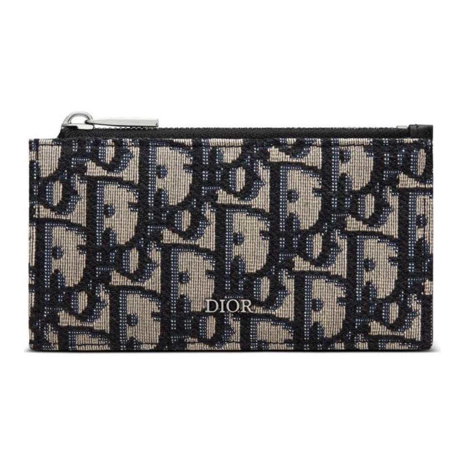 Dior Oblique Card Holder Wallet