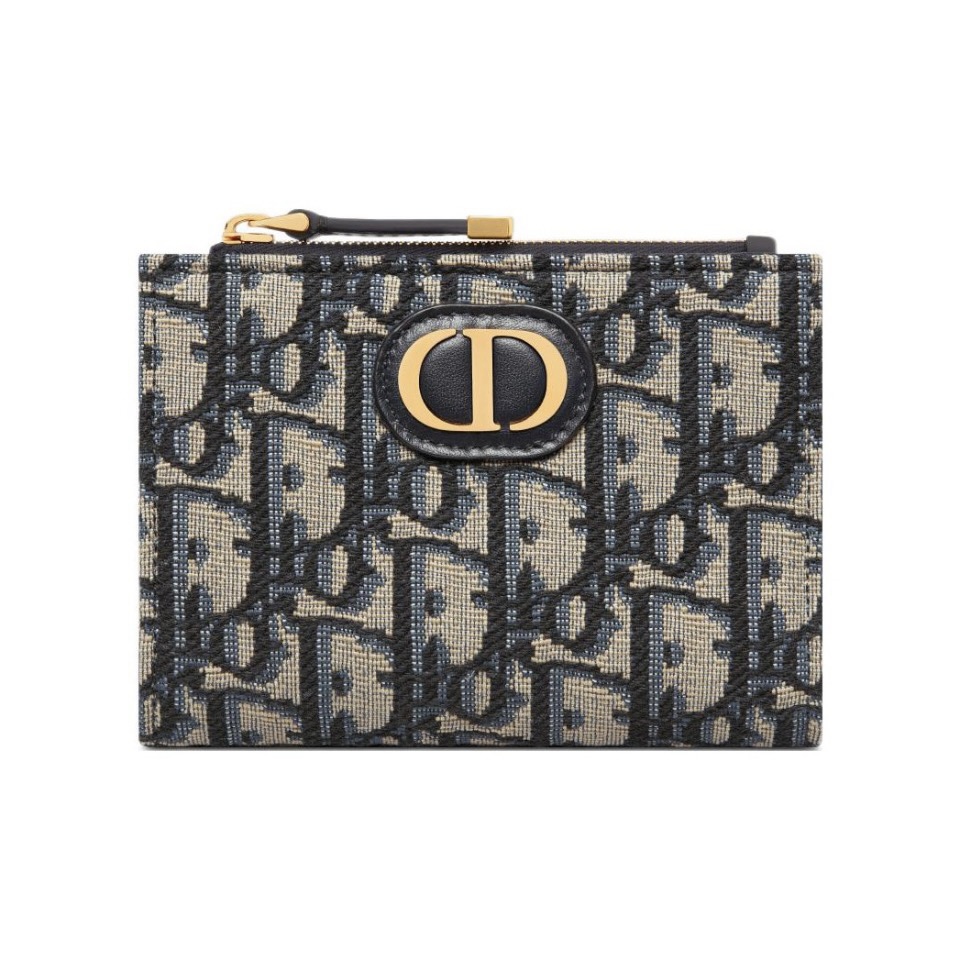 Dior 30 Montaigne Zipper Wallet