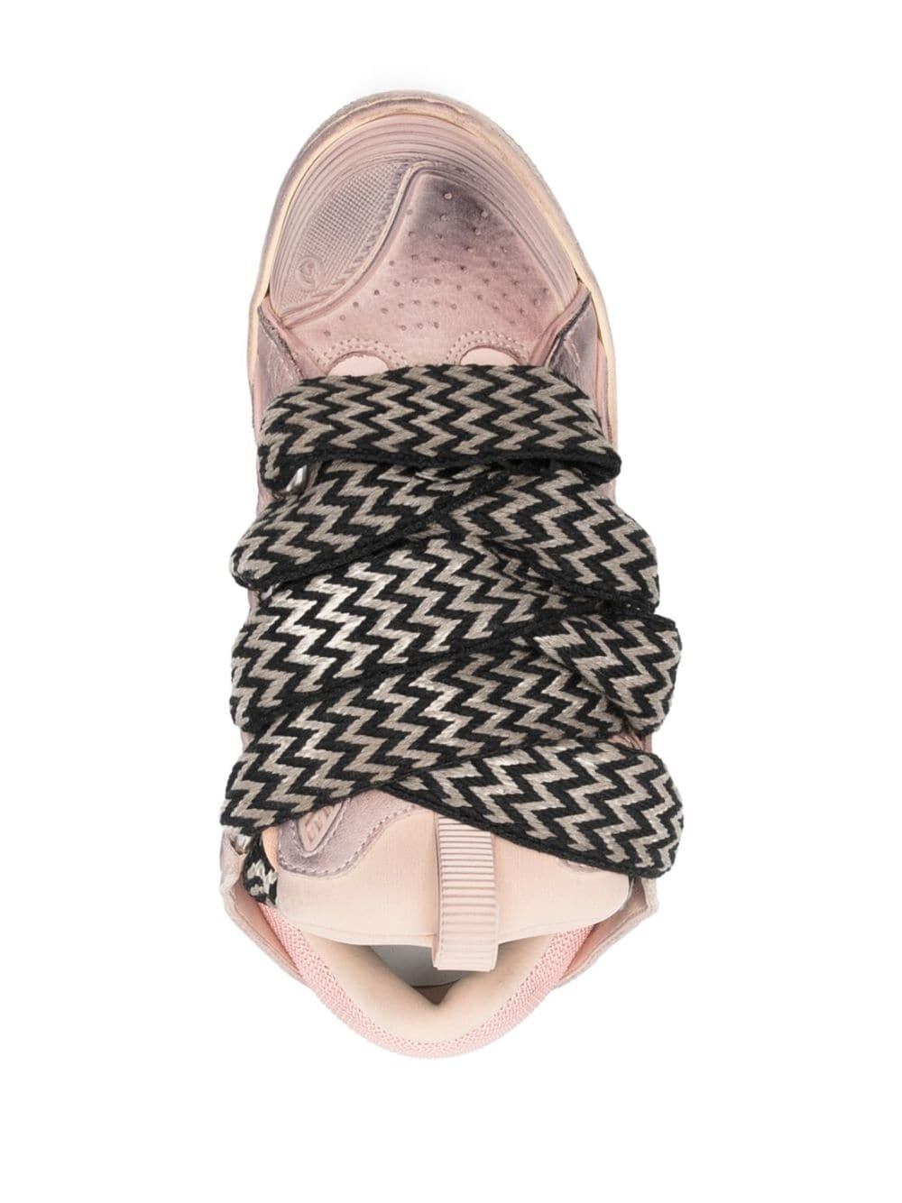 Lanvin LEATHER CURB SNEAKERS