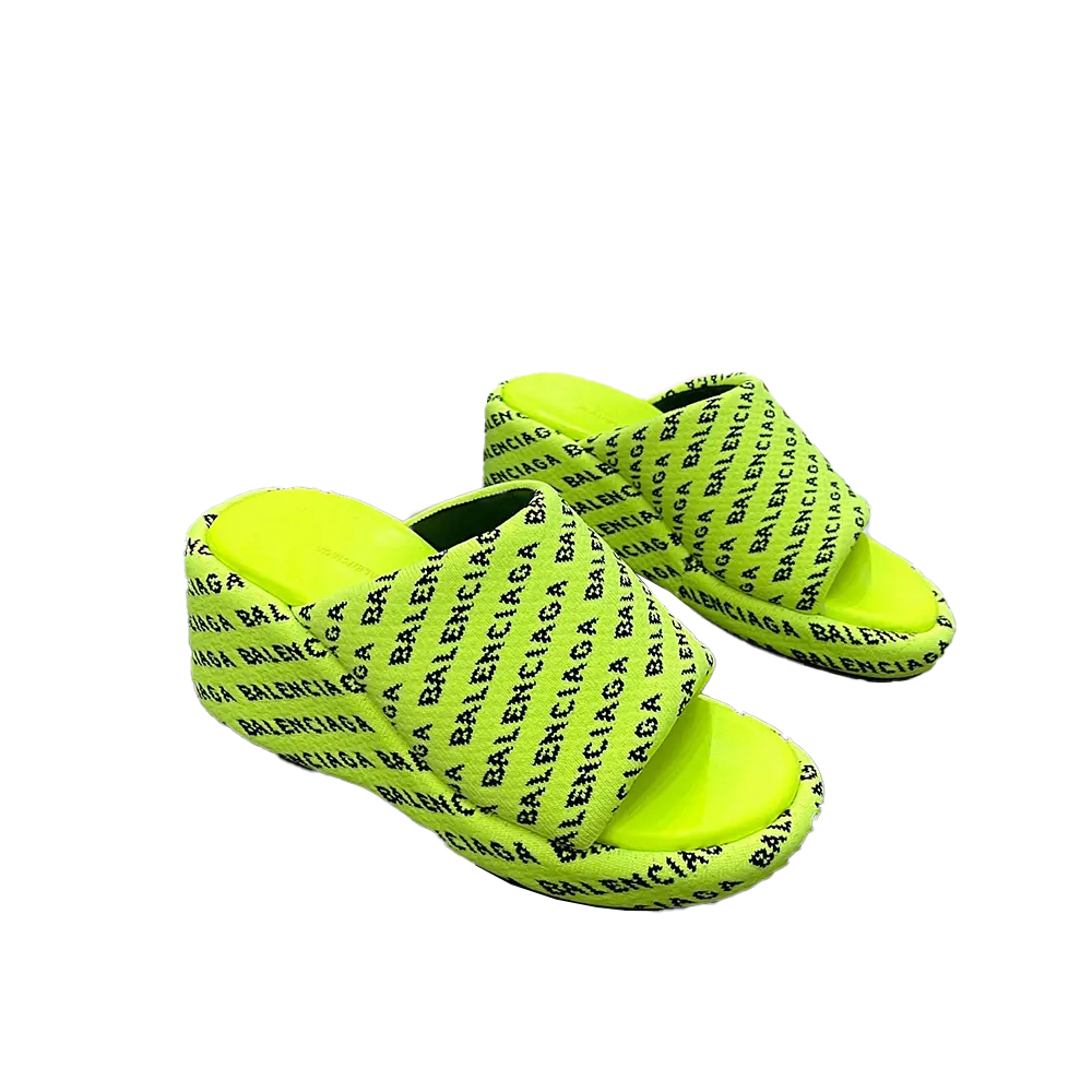 Balenciaga  Chunky Heel Sandals Slide Sandal