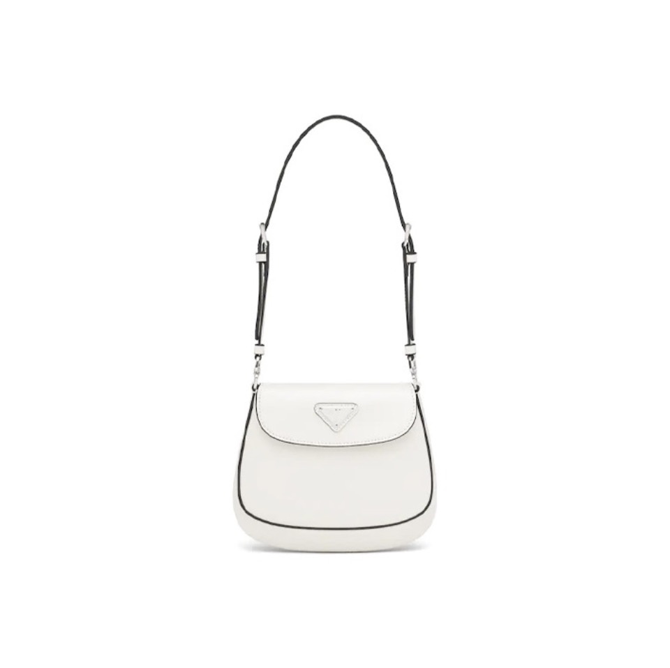 Prada Cleo Shiny leather shoulder bag