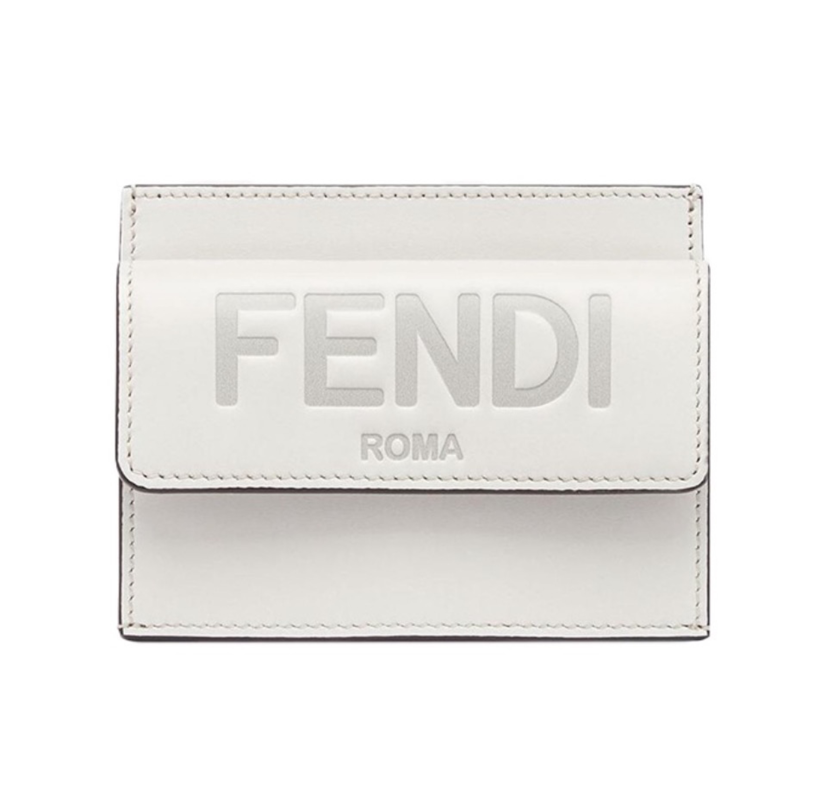 FENDI Snap Leather Wallet