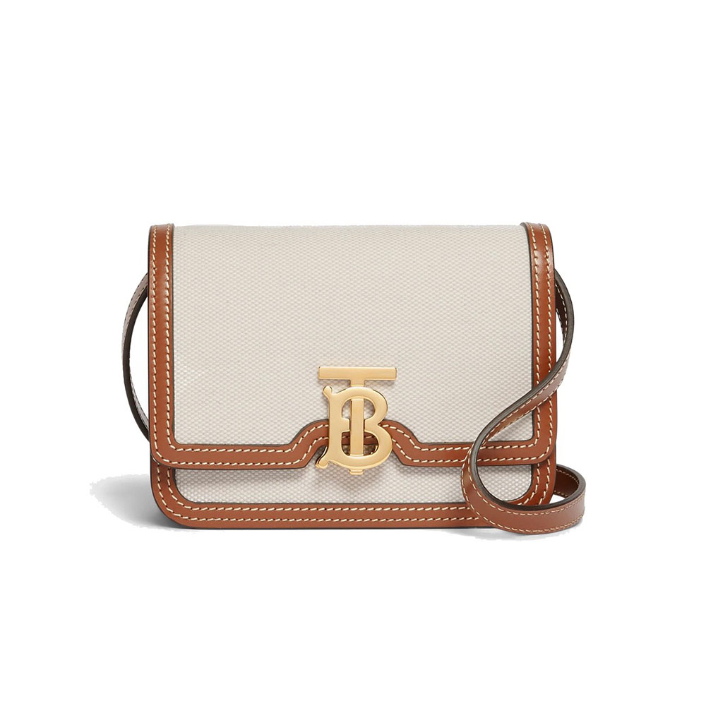 Burberry Canvas&leather Bag Small
