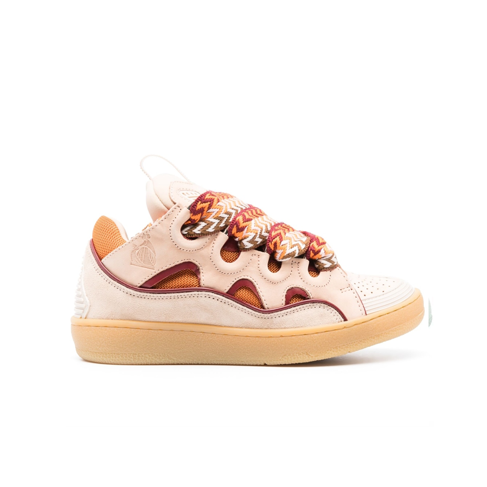 Lanvin LEATHER CURB SNEAKERS