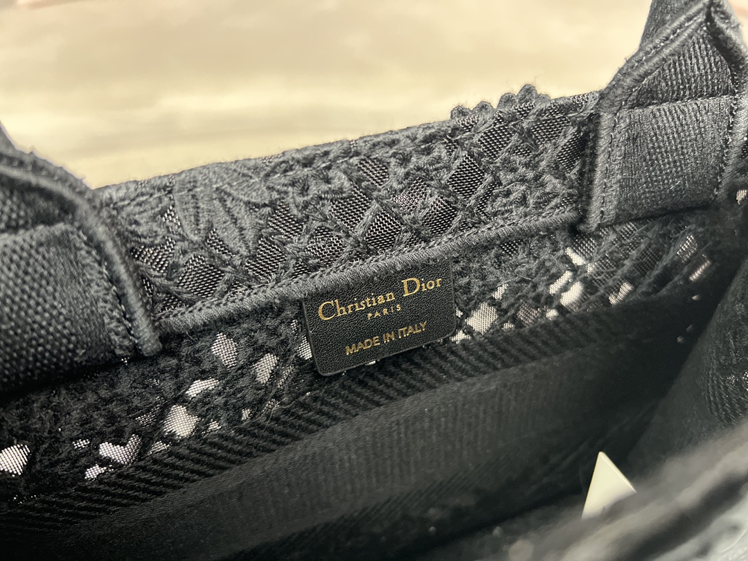 Dior Book Tote Small D-Lace Macrame