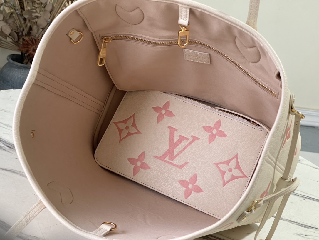 LV Neverfull MM Pink Bag