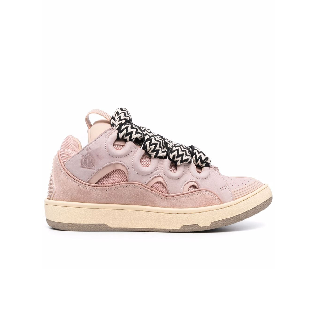 Lanvin LEATHER CURB SNEAKERS