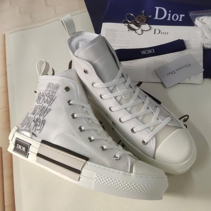 Dior B23 Low Top Logo Oblique Gradient Black Canvas