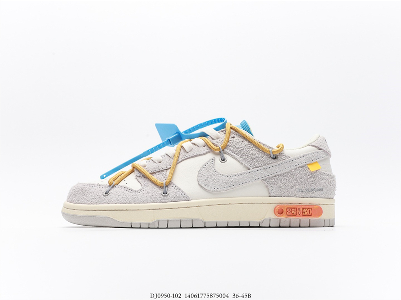 OFF WHITE X Nike Dunk SB Low The 50 NO.34 DJ0950-102