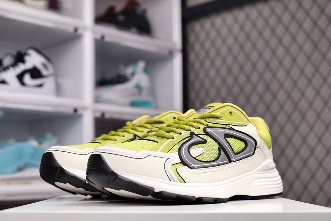 Dior B30 Dad Sneakers Green Biege (1:1 Version)