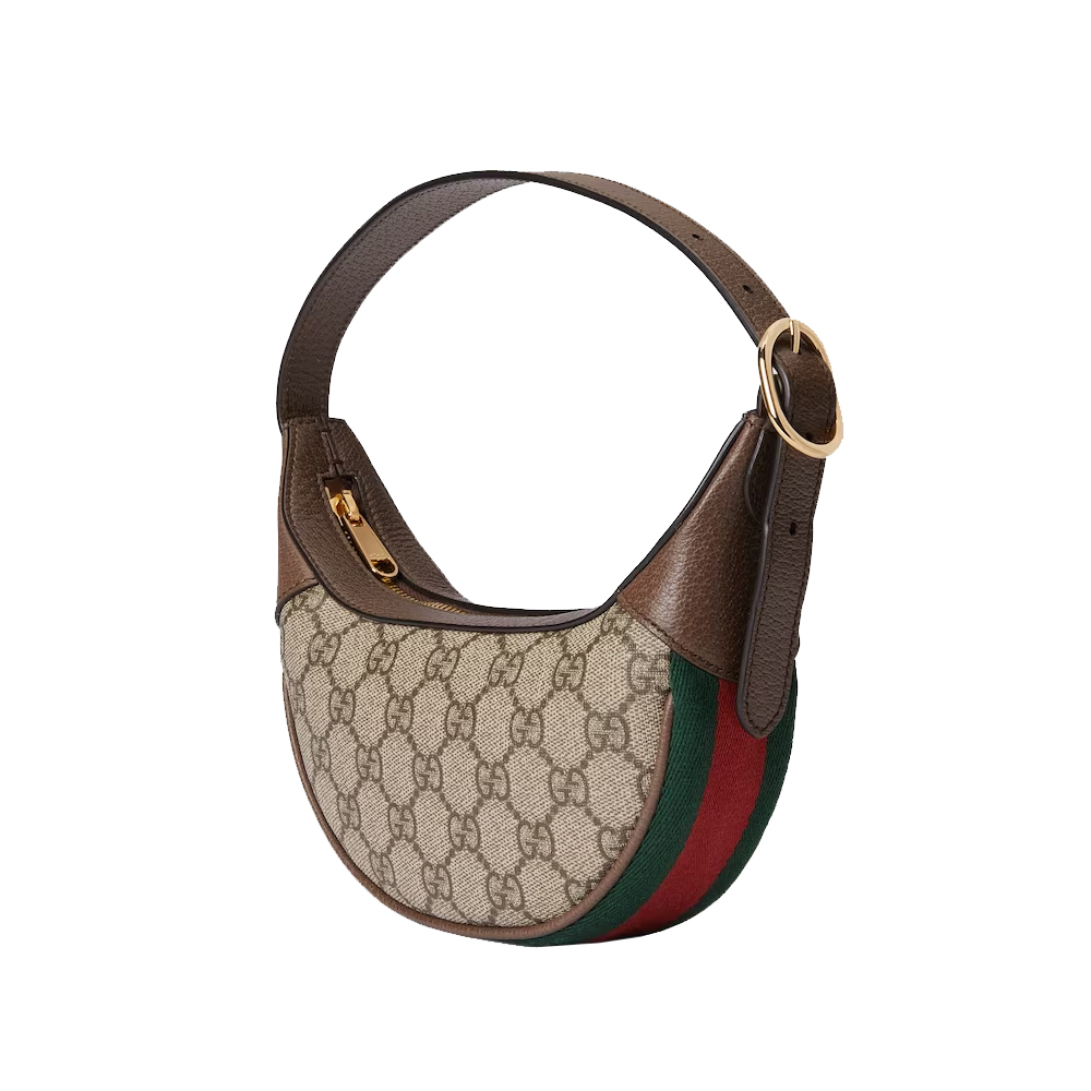 Gucci Ophidia Canvas & Leather Shoulder  Bags