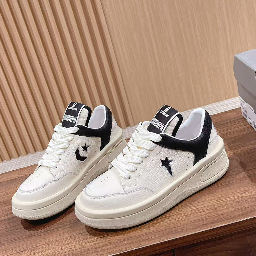 Rick Owens X Drkshdw Turbowpn Leather Sneakers