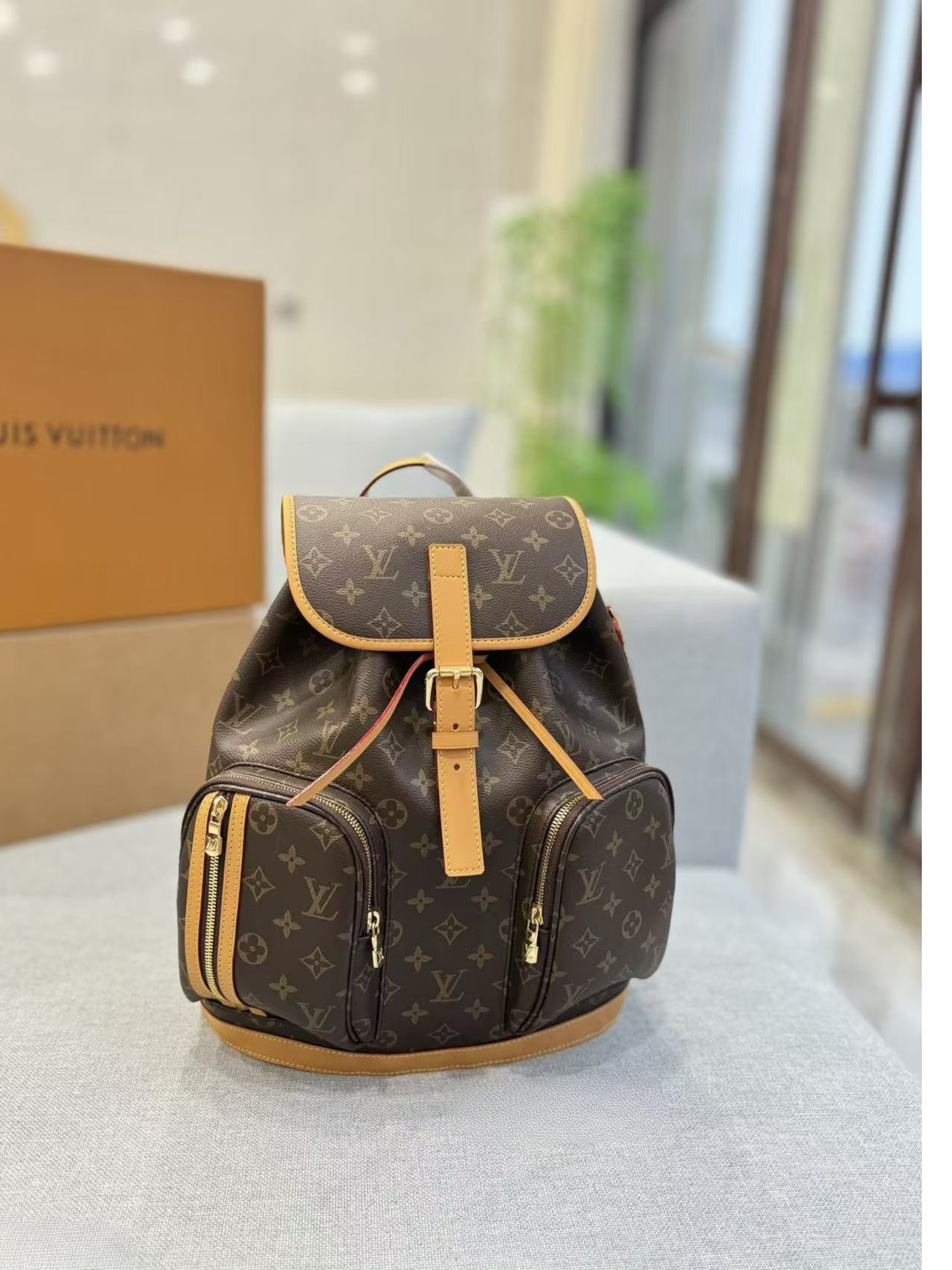 LV Bosphore Monogram Canvas Backpack