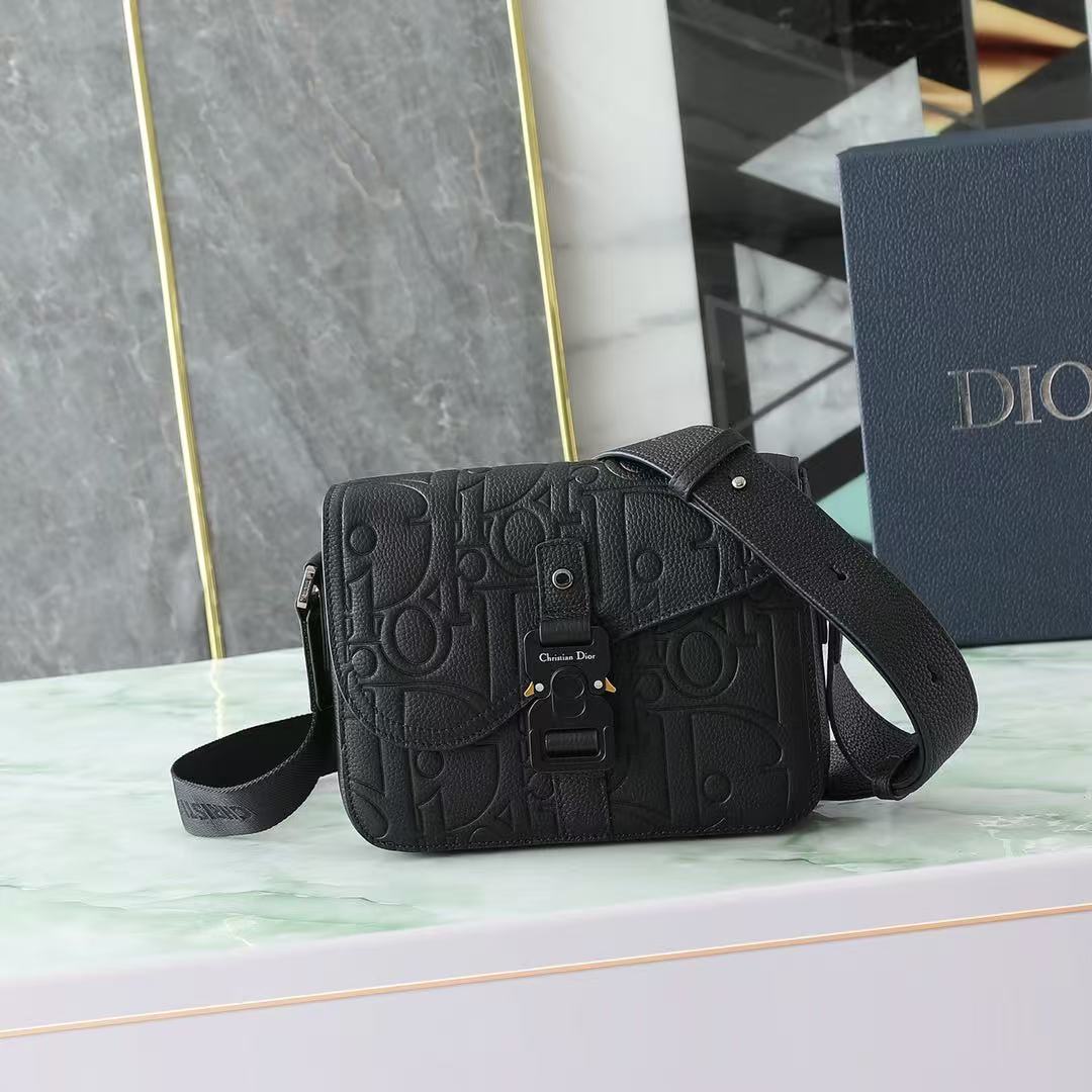 Dior Small Saddle Messenger Bag with Flap