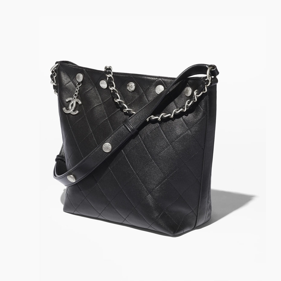 Chanel 31P Bucket Bag Black