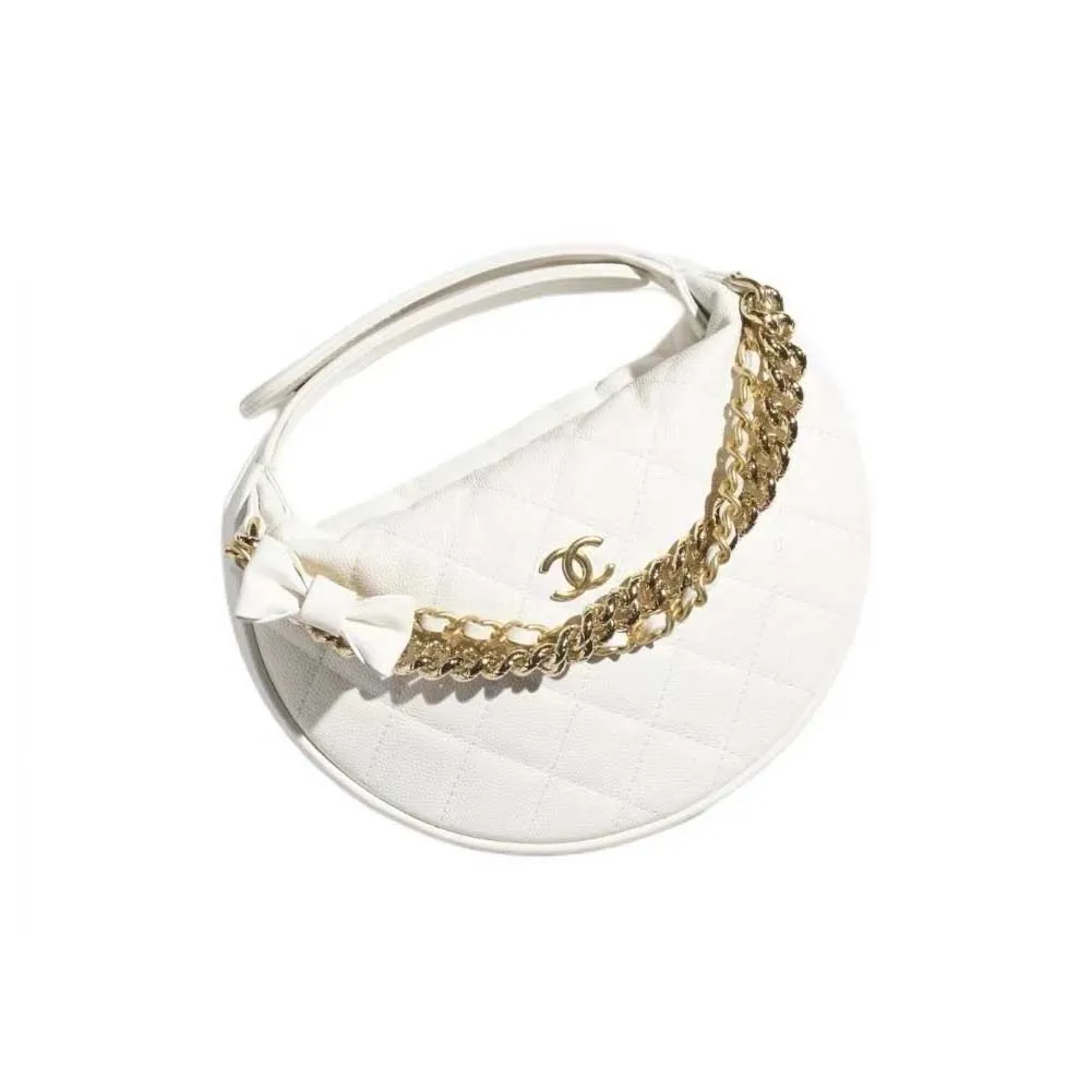 Chanel Pouch on Gold Chain