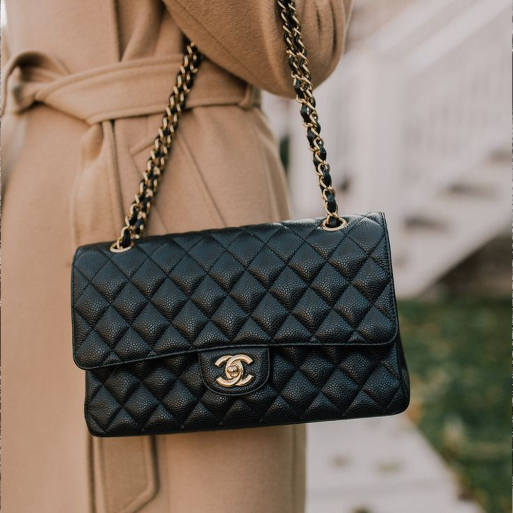 Chanel Caviar CF 25CM Medium Bag