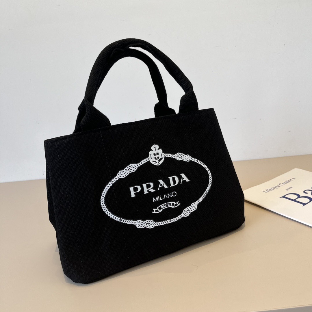 Prada 2010s Canapa Handbag