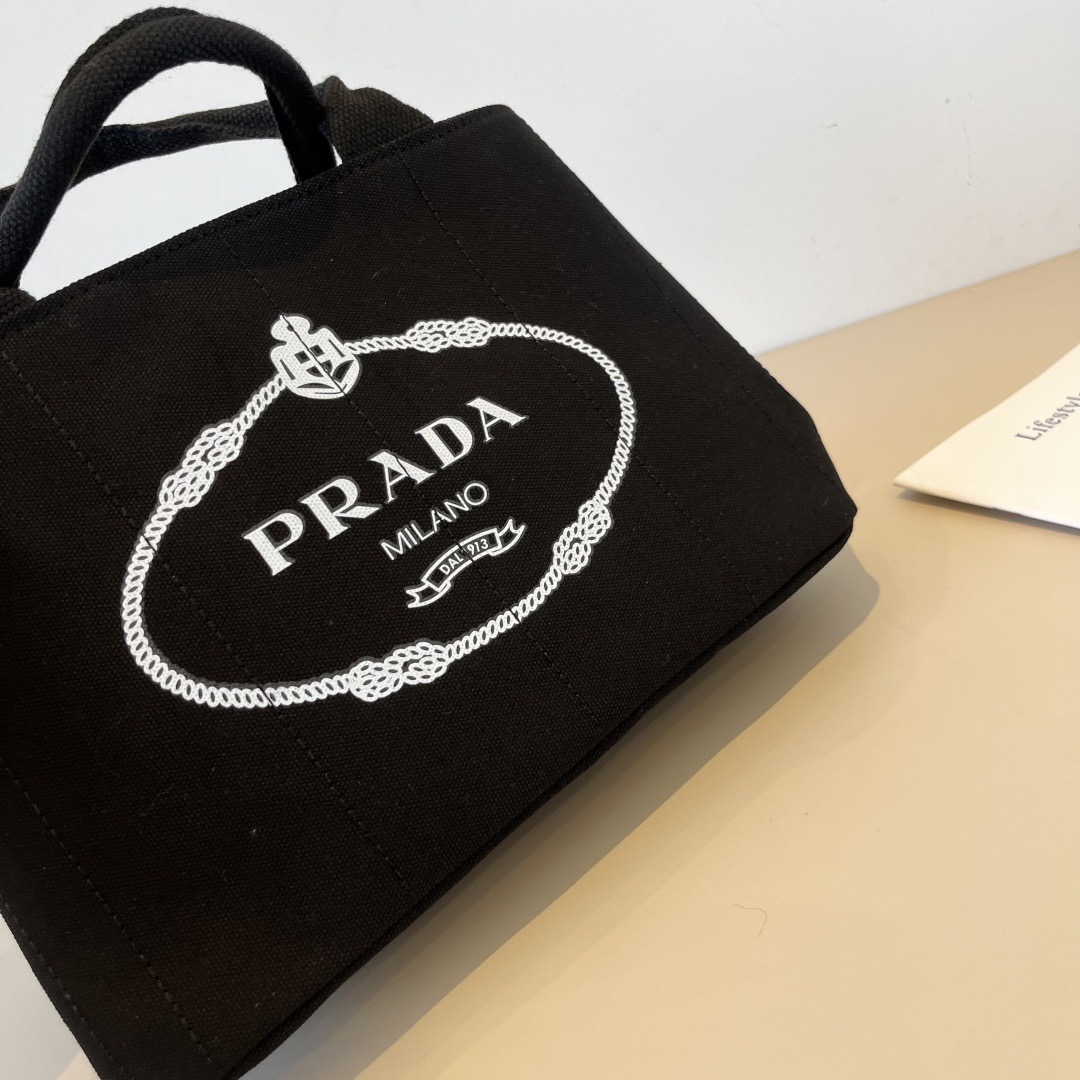 Prada 2010s Canapa Handbag