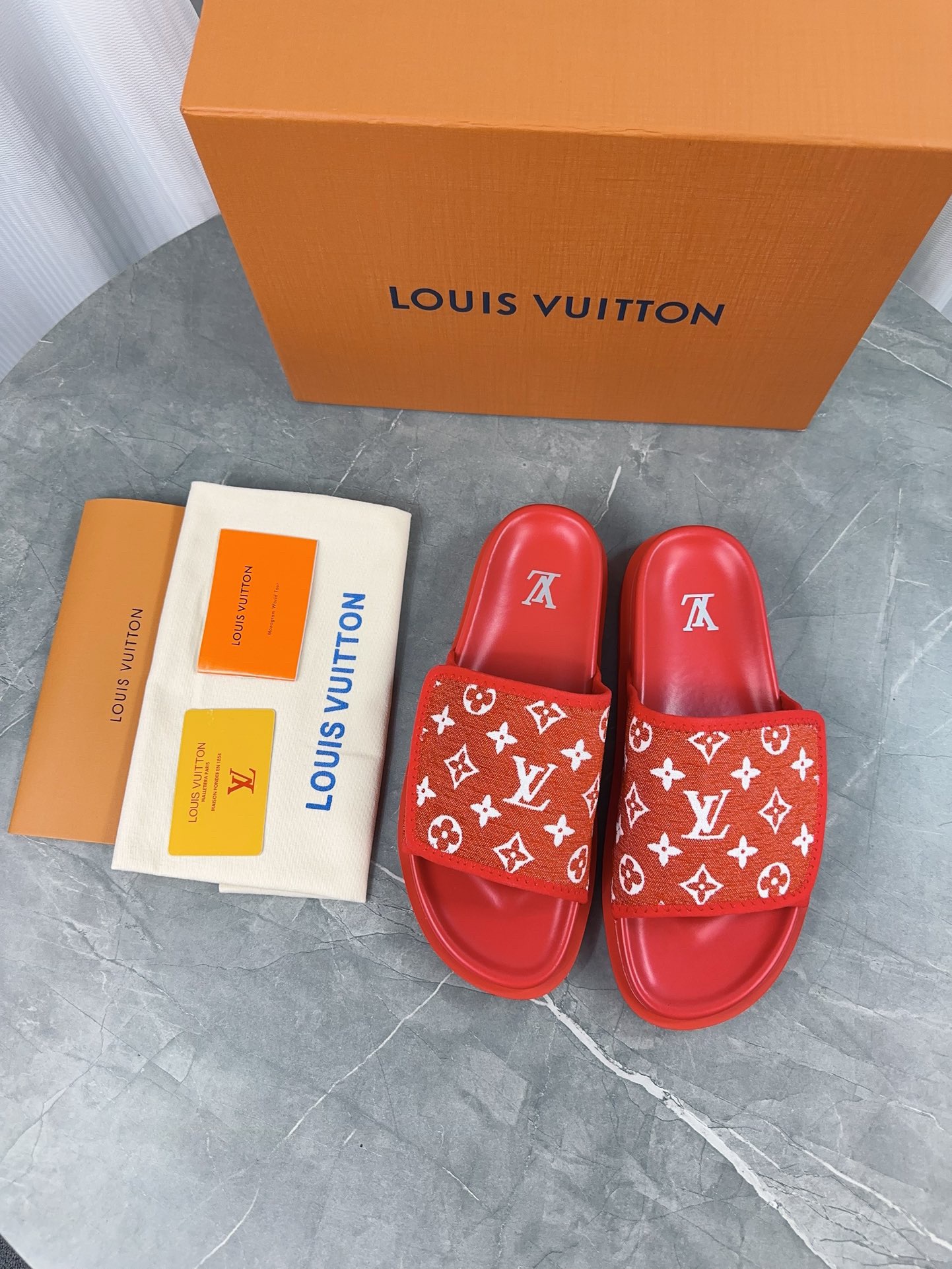 LV Cloth sandals
