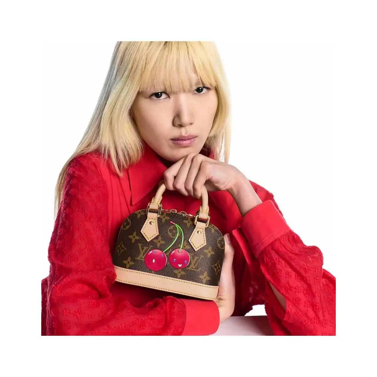LV x TM Cherry Nano Alma Bag