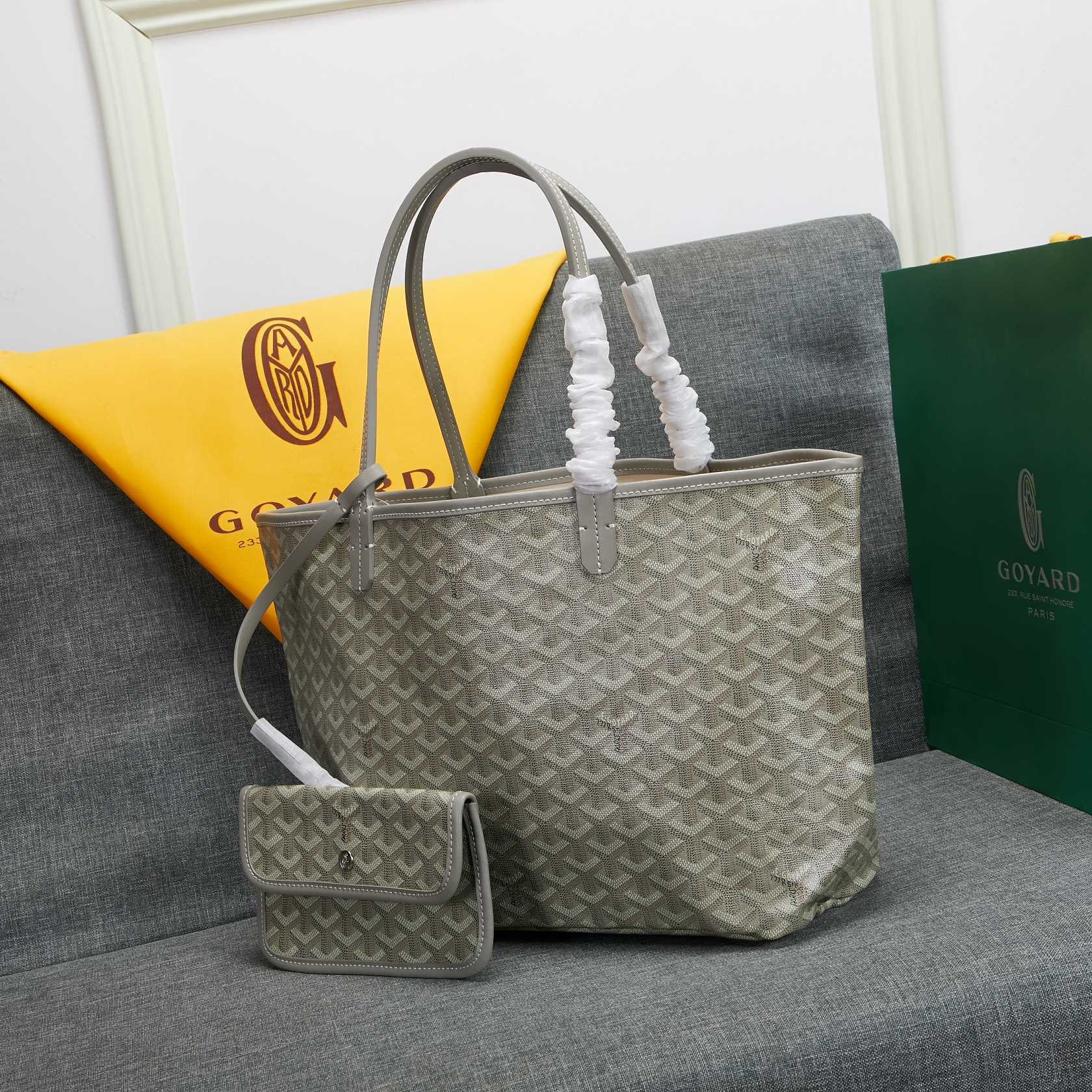 Goyard travel tote bag