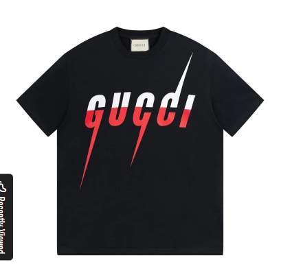 Gucci Blade Print T-shirt Black/Red/White Men's