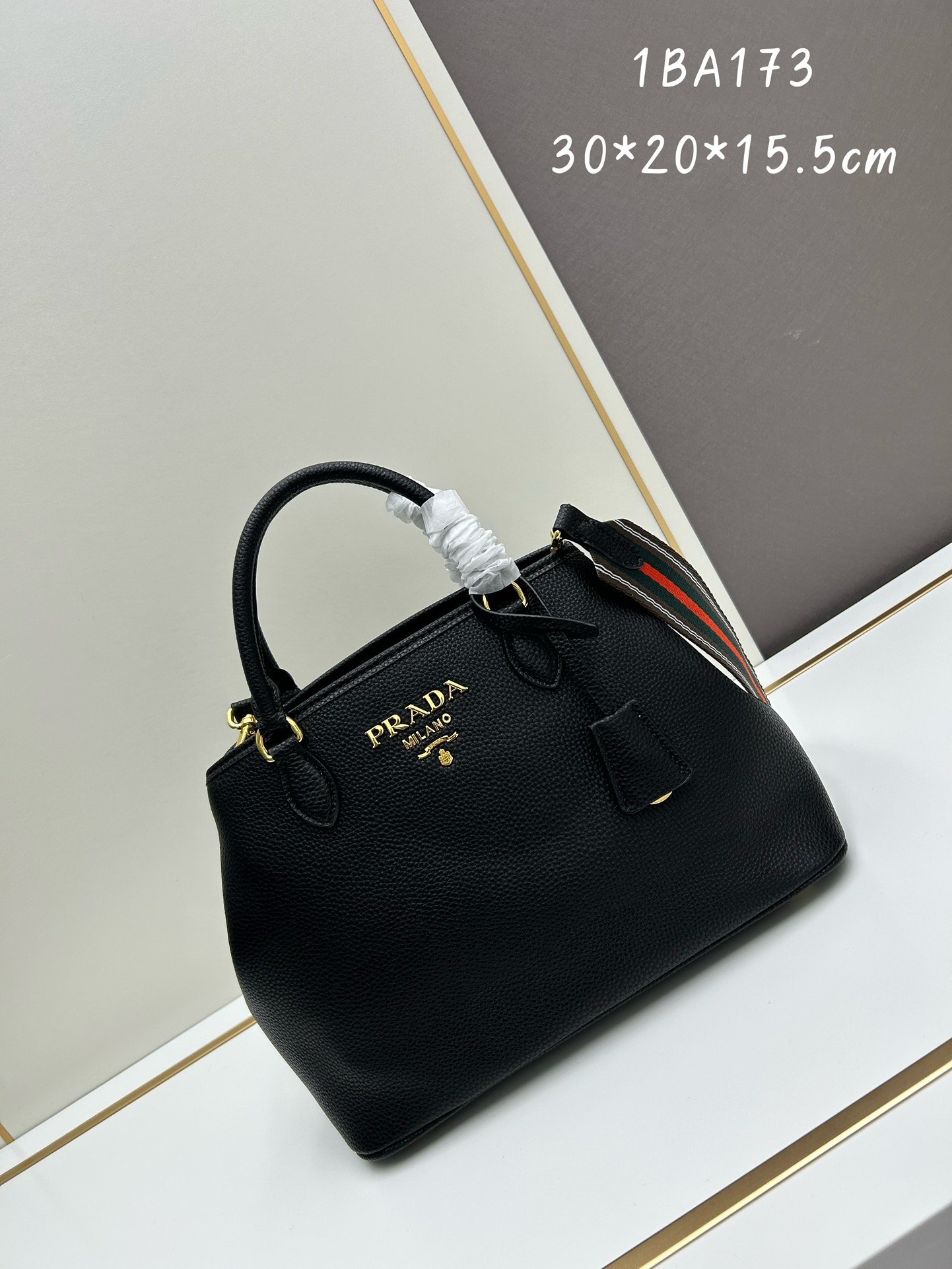 Prada Sacca 2 Manici Convertible Daino Tote |