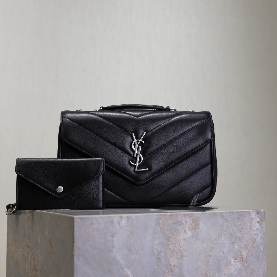 YSL LOULOU Small Quilted Leather Bag 10A