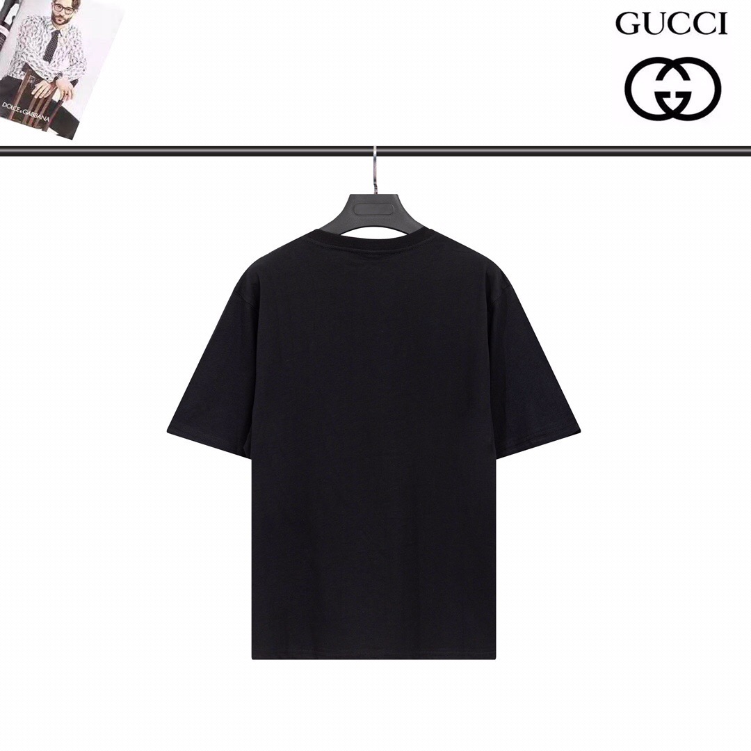 Gucci Blade Print T-shirt Black/Red/White Men's