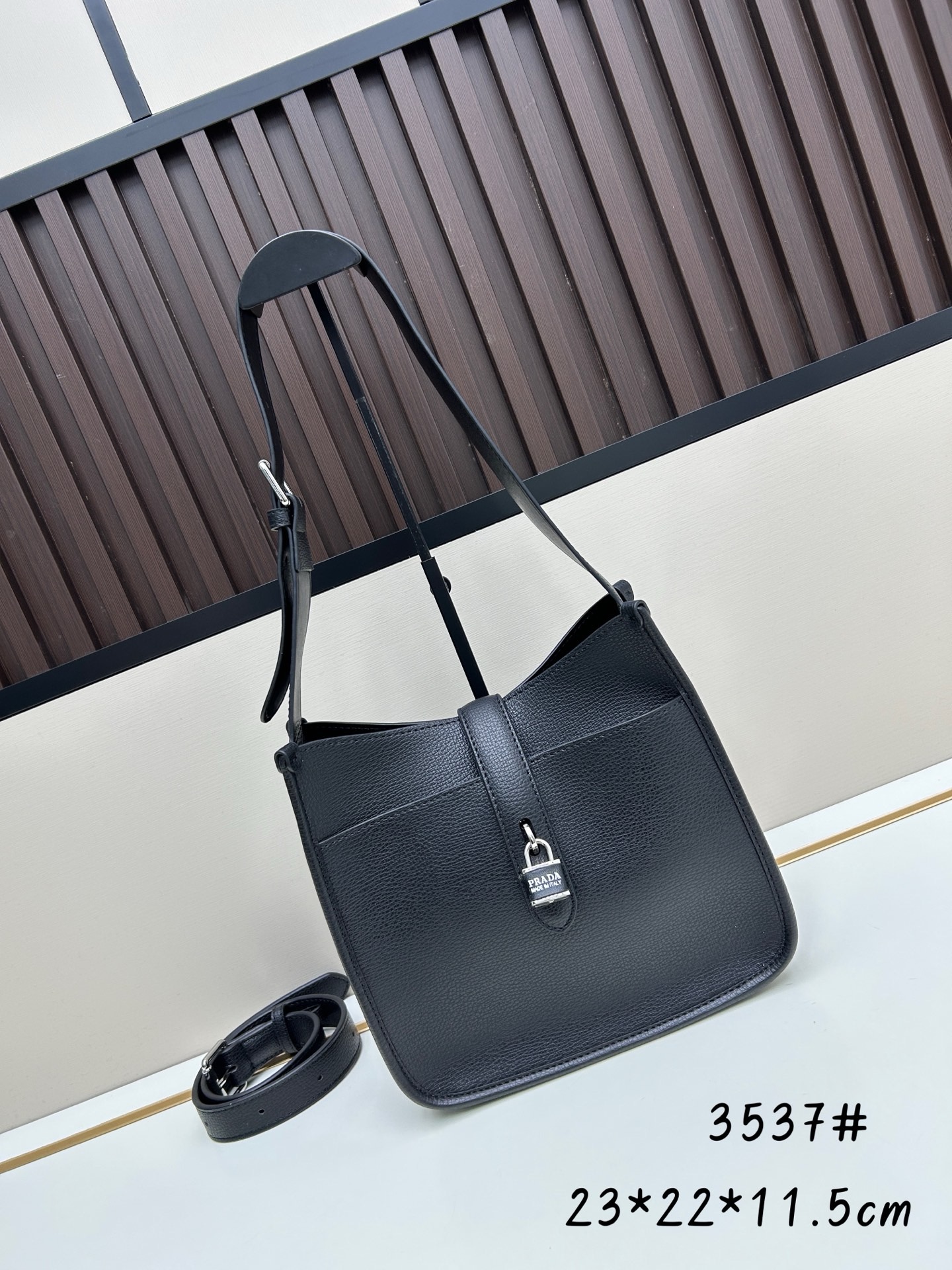 Prada black shoulder bag