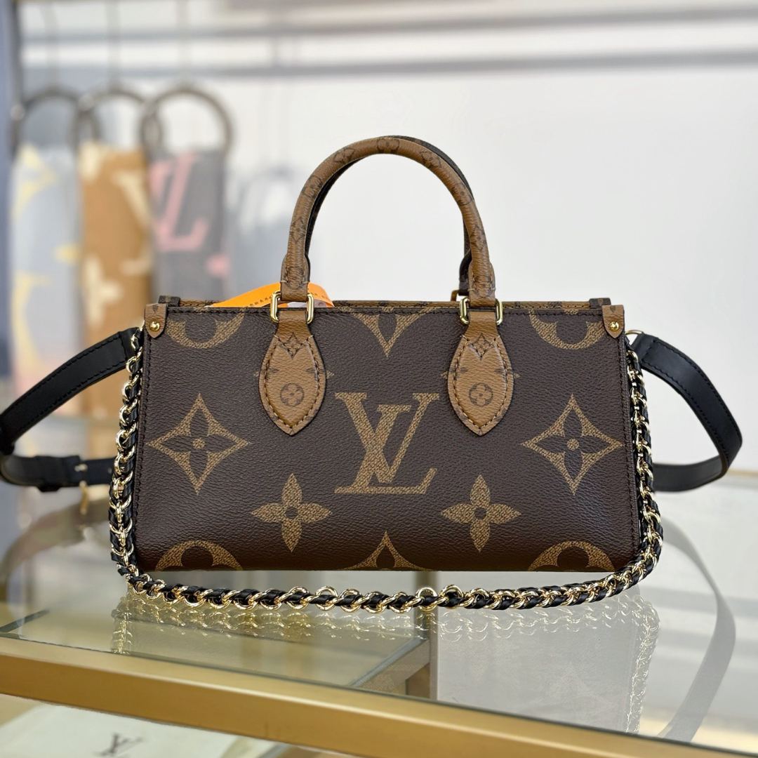 LV On the Go East West Chain Handbag