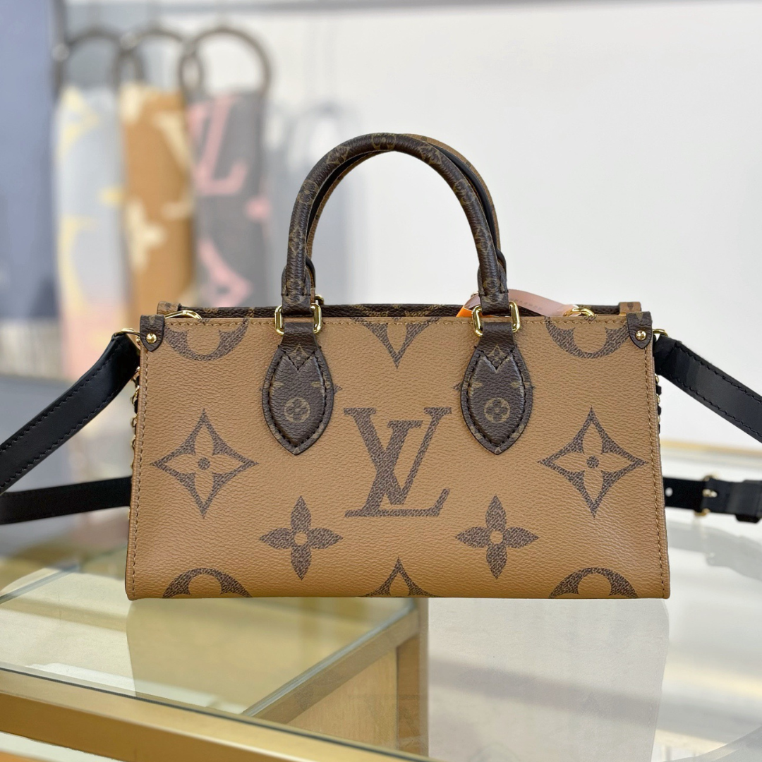 LV On the Go East West Chain Handbag
