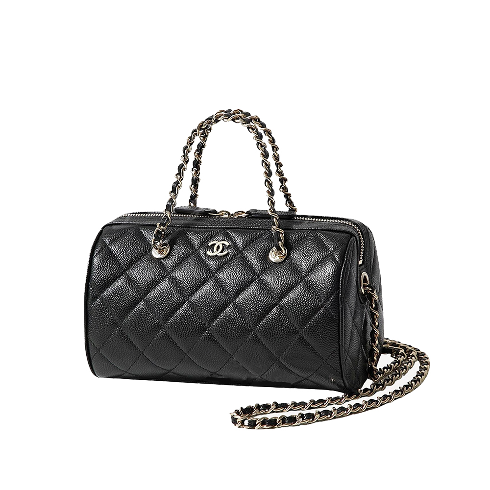 Chanel Caviar Boston Bowling Bag