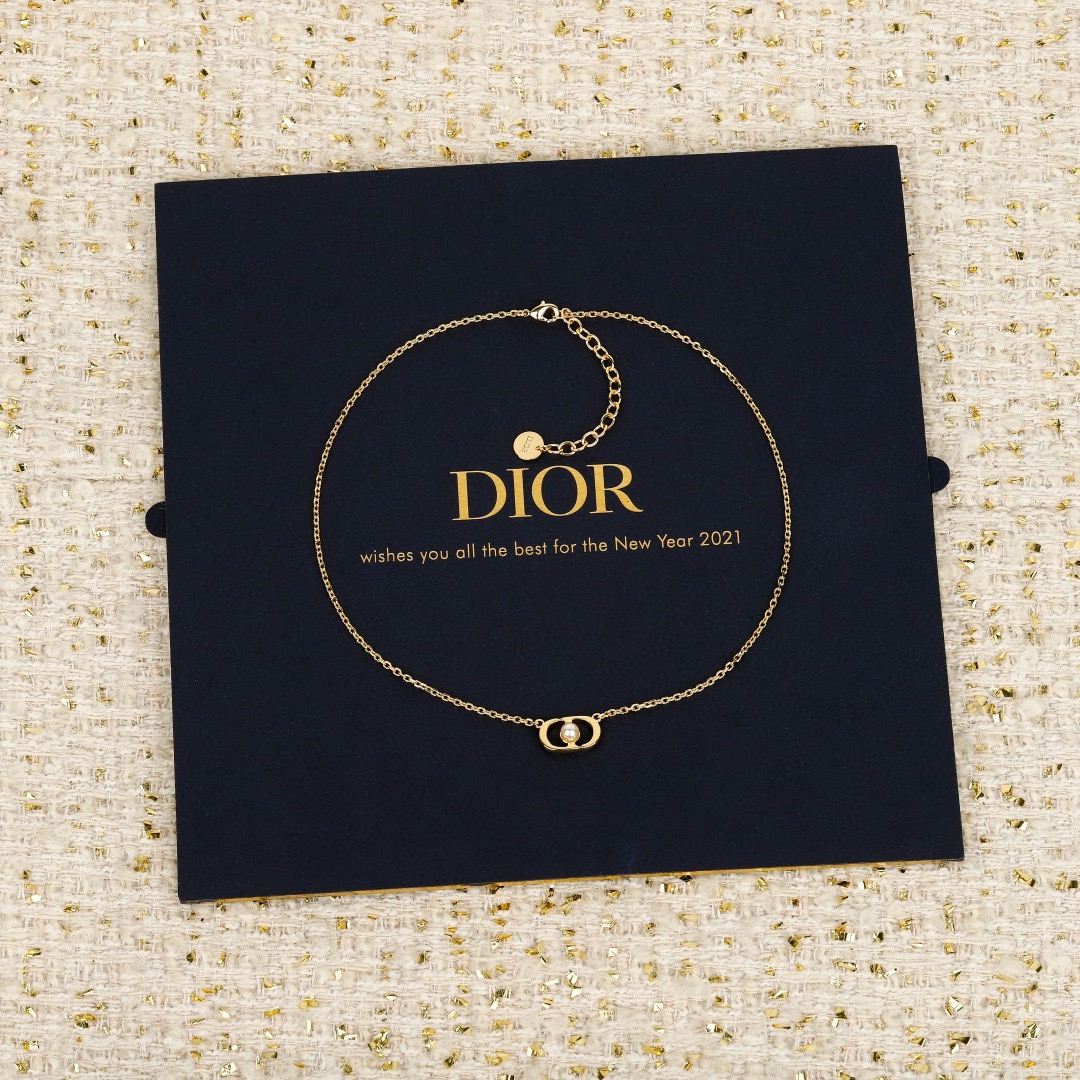 Dior CD Pearl Necklace