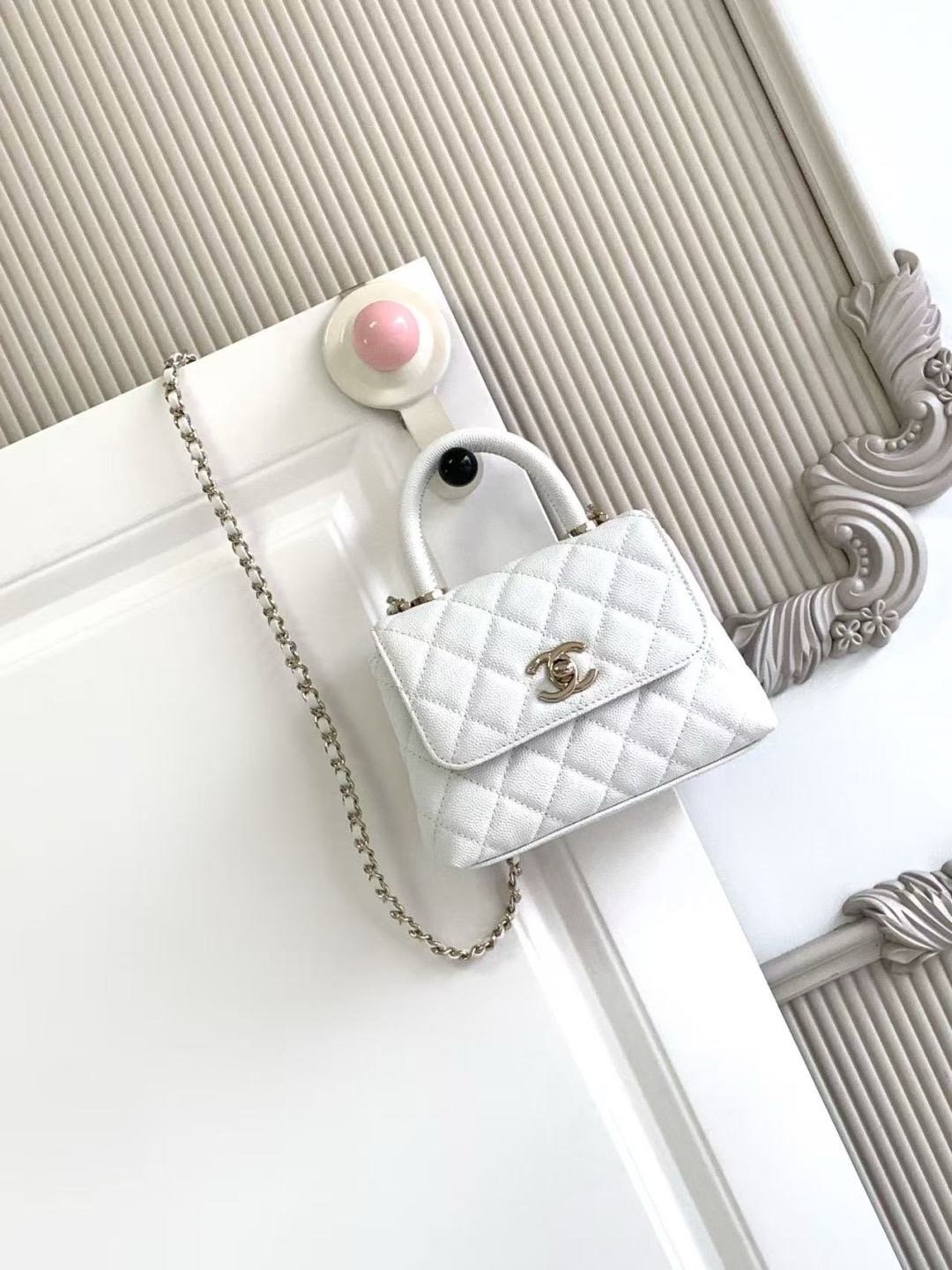 Chanel Mini Coco Handle Chain Shoulder Bag