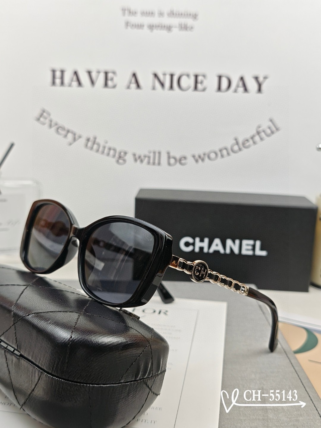 Chanel Polyester Resin High Definition Sunglasses