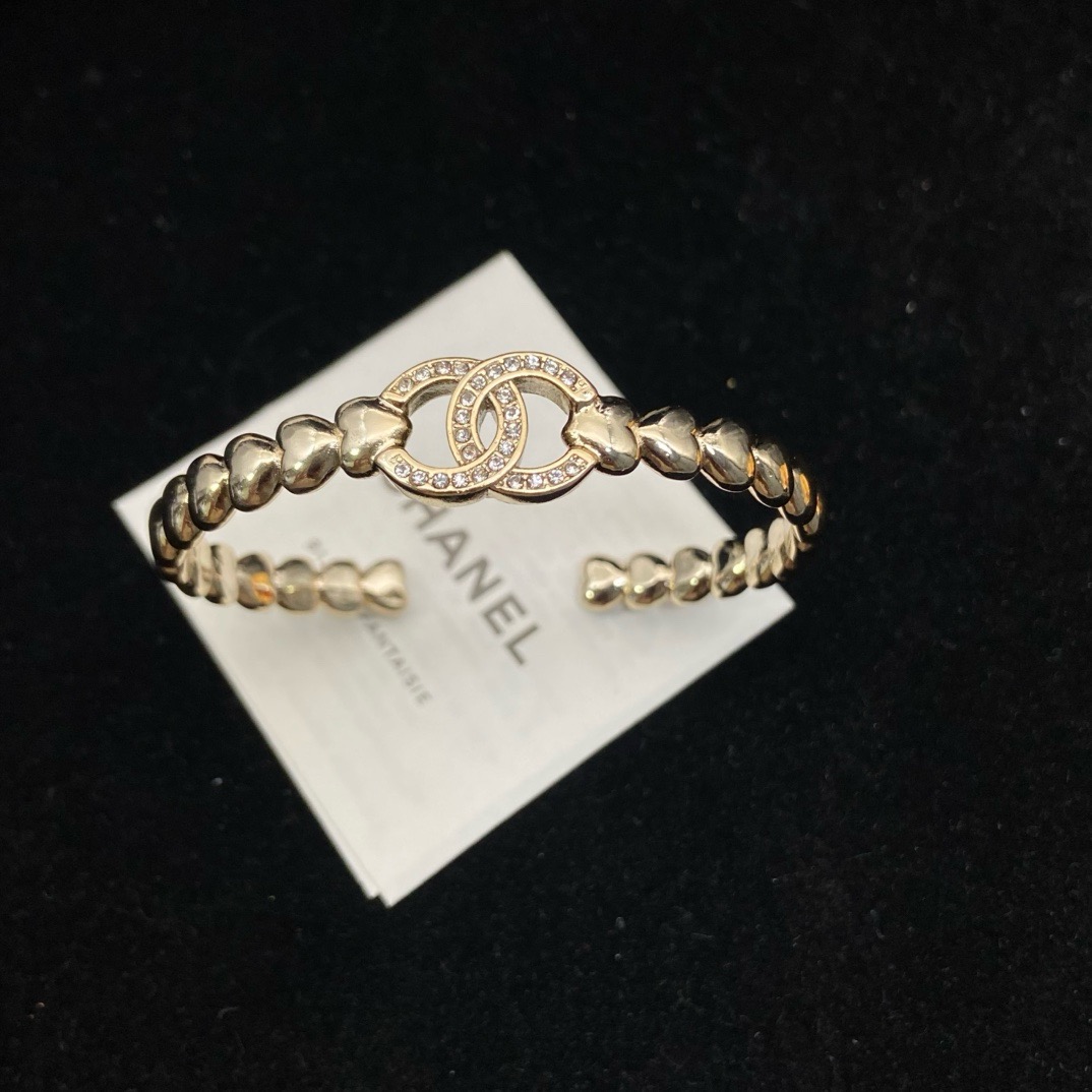 Chanel Heart Double C Bracelet