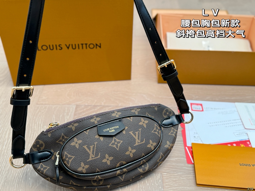 LV Waist Bag, Chest Bag, Crossbody Bag