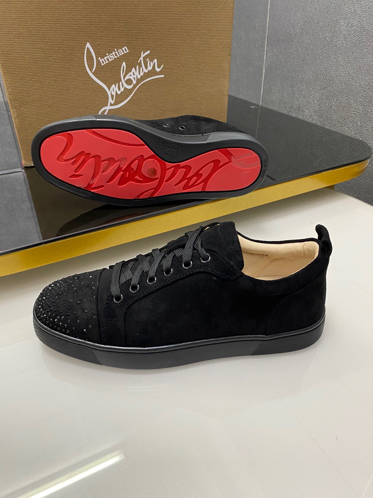 Christian Louboutin Louis Junior Spikes Sneaker